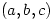 (a,b,c)
